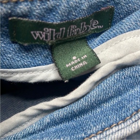 Wild Fable Stretch Denim Skirt Mini Y2k 90s Size 6 In style Beach Vacation - Picture 4 of 7